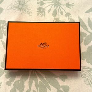 Authentic Hermes Card Holder Wallet Box